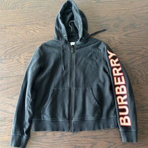 Burberry Black Zip-Up Jacket